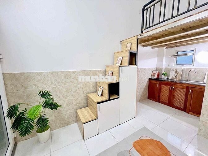 Duplex gác cao - Full Nội Thất Cơ Bản - Ngay Lotte Mart