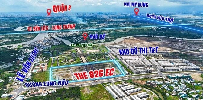 BÁN ĐẤT NỀN SỔ ĐỎ DỰ ÁN THE 826 EC – CƠ HỘI ĐẦU TƯ SINH LỜI BỀN VỮNG