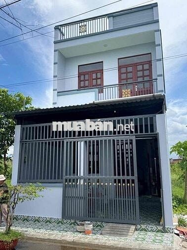 Nhà 1 Trệt 1 lầu Bình Mỹ, Củ Chi cách Hà Duy Phiên 200m gần Trường