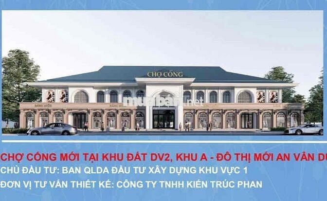 Càn bán Lô đất đẹp Nguyễn Lộ Trạch, cạnh chợ cống mới, sát ngã t