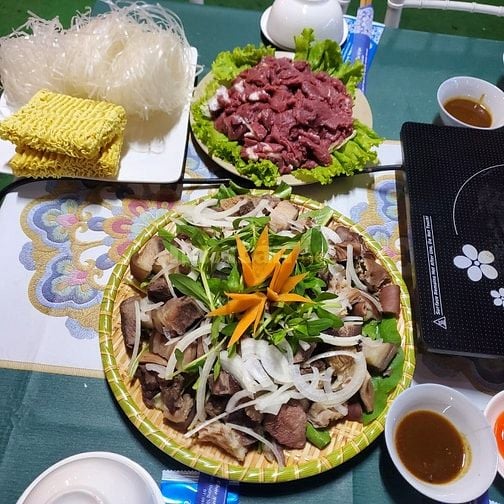 Thắng cố ngựa, lẩu ngựa, lâu các loại, gà, cá, baba