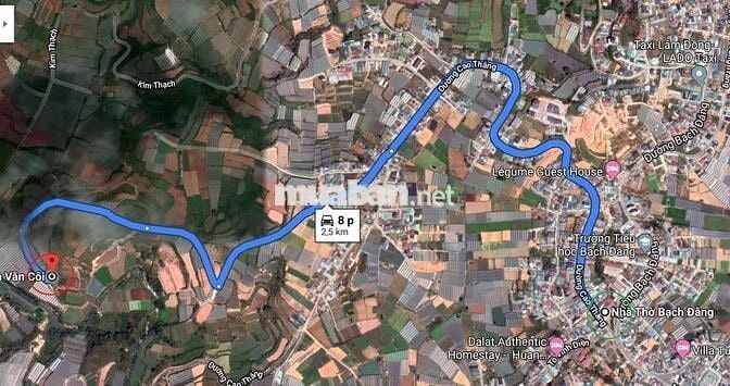 BÁN ĐẤT NN ĐƯỜNG CAO THẮNG, P.7, TP. ĐÀ LẠT - KHU D4 CAO THẮNG