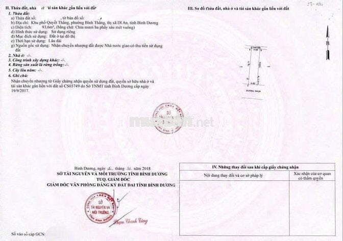 Đất 94m ngang 5m ngay chung cư Samsora ngã 3 Tân Vạn Suối Tiên