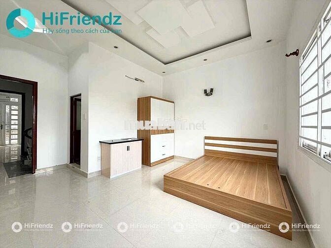 PHÒNG STUDIO BAN CÔNG/ CỬA SỔ THOÁNG MỚI 100% ĐƯỜNG NGUYỄN PHÚC CHU