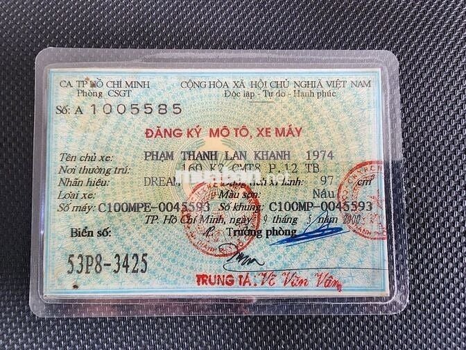 Dream Thái Đời Biển Số TP.HCM