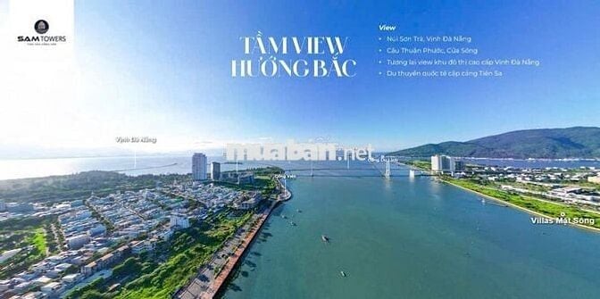 🏡CĂN HỘ SAM TOWER – TẦNG 26, VIEW SÔNG HÀN – FULL NỘI THẤT CHỈ 5.X TỶ🔥