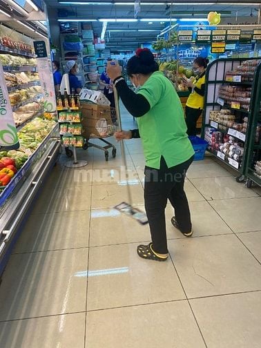 CẦN 5 CHỊ LÀM TẠP VỤ VÀ 5 BẠN PHỤ QUẦY HÀNG LÀM TẠI CỬA HÀNG TIÊU DÙNG