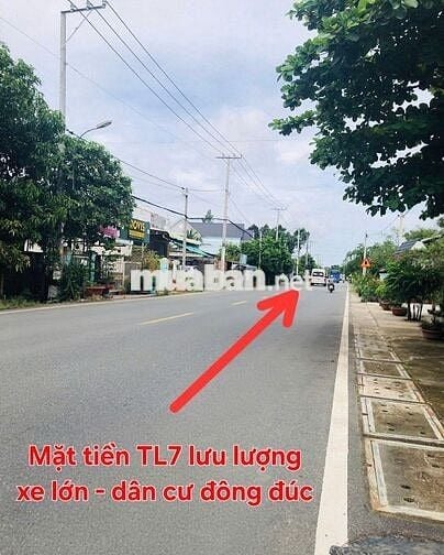 Bán đất Thái Mỹ mặt tiền TL7 149m2 (5x30) cắm ngân hàng. giá 1,6 tỷ