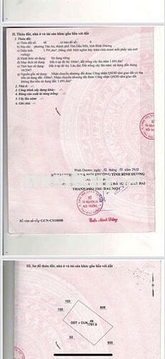 Cần Bán 6 lô đất liền kề tại Tân An , Thủ dầu một , Bình Dương .