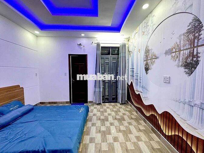 NHÀ 4 TẦNG - 5PN - 5WC - HẺM 7M OTO ĐẬU TRONG NHÀ