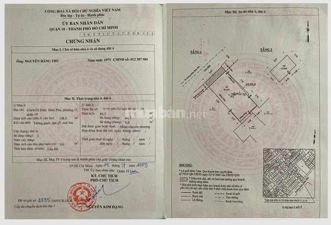 Bán Nhà MẶT TIỀN 616-618-620-622A  Điện Biên Phủ, phường 11, Quận 10