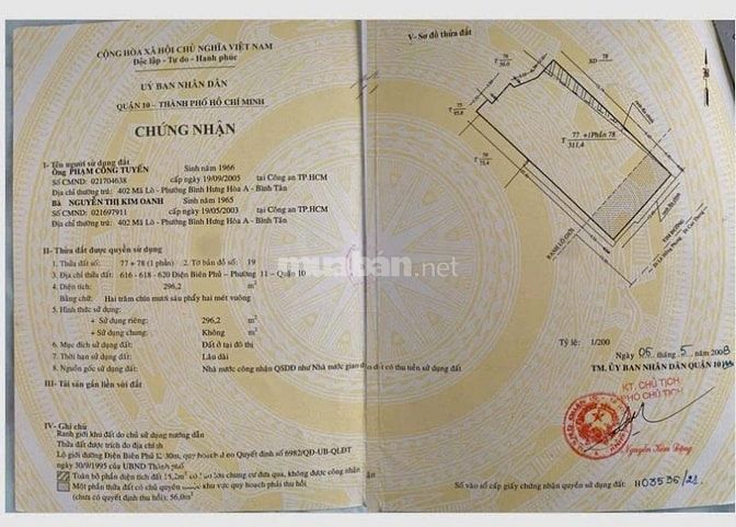 Bán Nhà MẶT TIỀN 616-618-620-622A  Điện Biên Phủ, phường 11, Quận 10