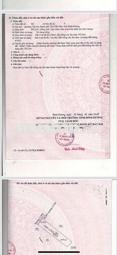 Cần Bán 6 lô đất liền kề tại Tân An , Thủ dầu một , Bình Dương .