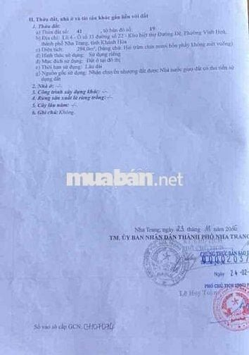 Bán Lô Góc 2 Mặt Tiền Lý Thái Tổ Triệu Quốc Đạt Vĩnh Hoà Nha Trang