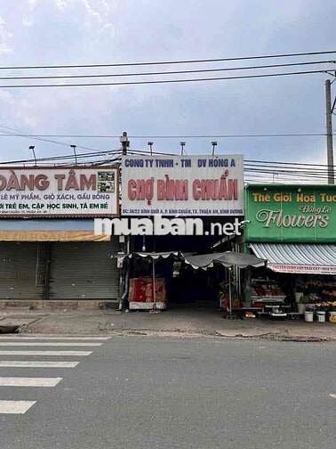 lô đất ngay chợ bình chuẩn thuận an bình dương củ