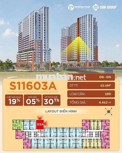 Căn hộ cao cấp view sông, pháo hoa Đà Nẵng