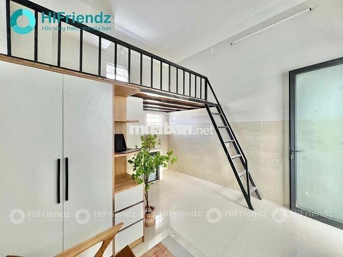 DUPLEX FULL NỘI THẤT CỬA SỔ TRỜI ĐỐI DIỆN CVOM QUANG TRUNG
