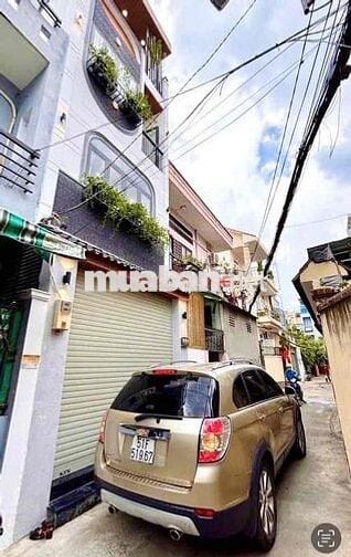 Cho thuê nhà HXH Trệt 2 Lầu Sân Thượng , Bình Thạnh