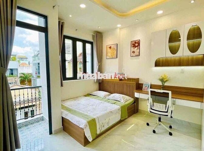 Cho thuê nhà HXH Trệt 2 Lầu Sân Thượng , Bình Thạnh
