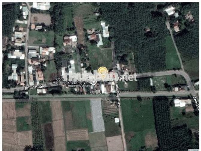 Đất đường Phú Thuận-Trung Lập Thượng : 298m2, thổ 92m2. Giá 900 triệu