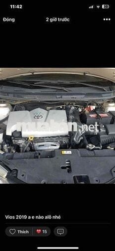 Toyota Vios 2018 1.5E MT - 120000 km
