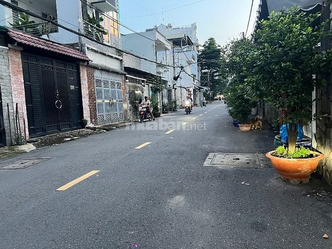 ⭐️Nhà 1 Lầu Mặt tiền hẻm nhựa 8m khu buôn bán Lê Đức Thọ, P15