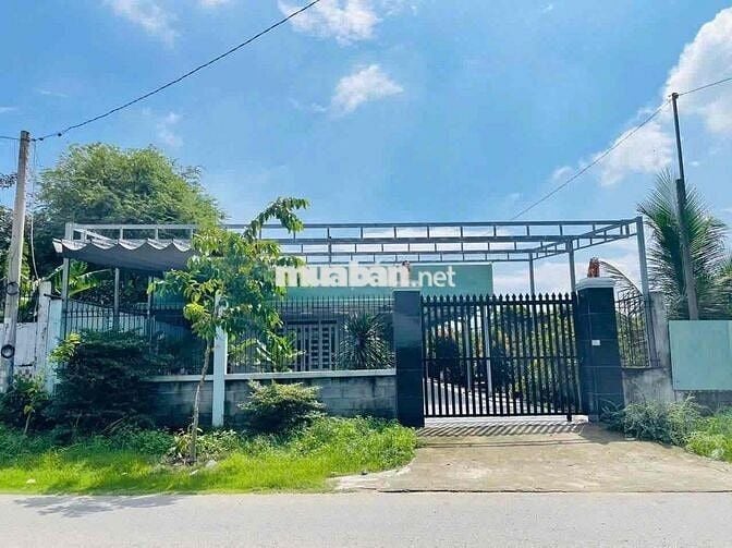 nhà mặt tiền + vườn cây ăn quả