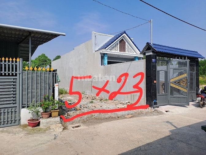 Cần bán đất dt 5x23, kp 6, Tân Phong, Biên Hòa, Đồng Nai 