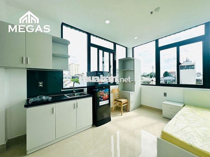 STUDIO - FULL NỘI THẤT - VIEW KÍNH SIÊU TO - MỚI XÂY NGAY LOTTE NVL