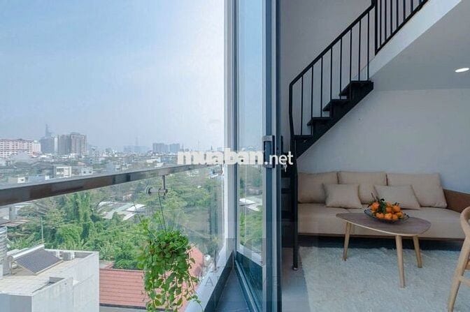 CĂN HỘ DUPLEX FULL NỘI THẤT - BAN CÔNG NGAY NGÃ 5 CHUỒNG CHÓ