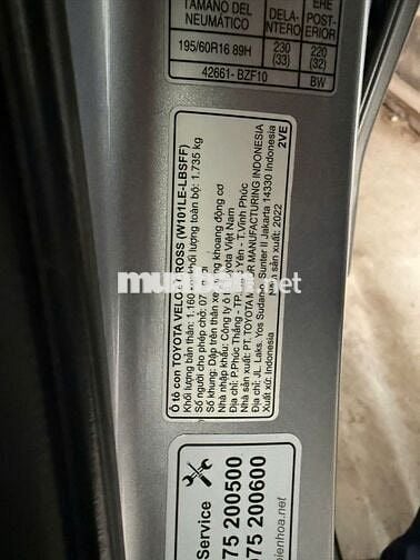 Toyota Veloz Cross 2022 CVT - 124000 km