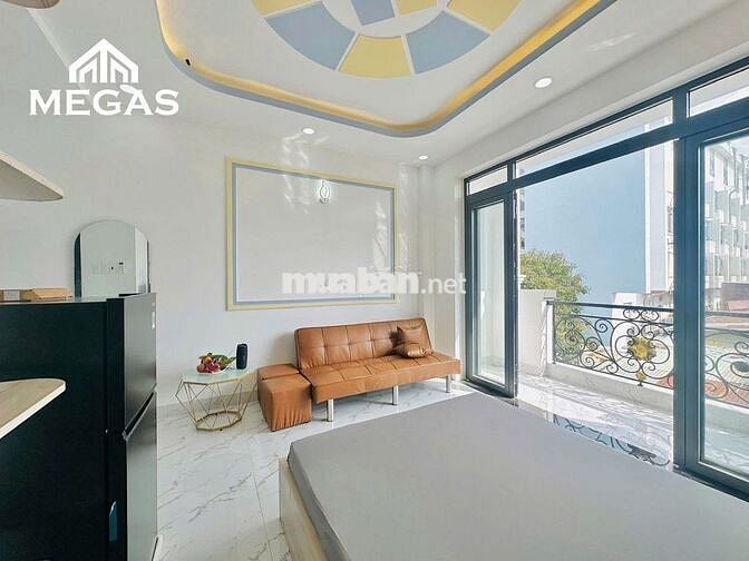 STUDIO - FULL NỘI THẤT - BAN CÔNG MỚI XÂY NGAY CHỢ CẦU - QUANG TRUNG