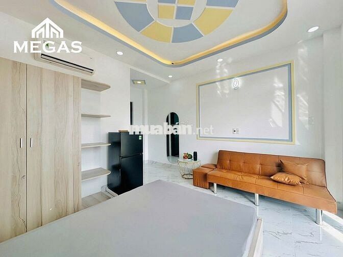 STUDIO - FULL NỘI THẤT - BAN CÔNG MỚI XÂY NGAY CHỢ CẦU - QUANG TRUNG