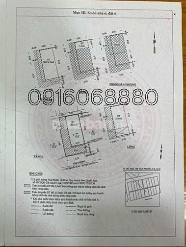 BÁN NHÀ MẶT TIỀN : 188 TÂN PHƯỚC - P. 6 - Q. 10 - TPHCM