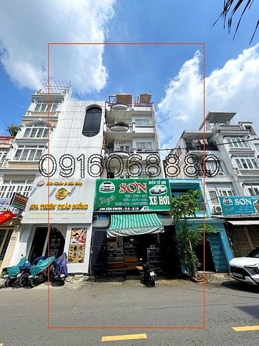 BÁN NHÀ MẶT TIỀN : 188 TÂN PHƯỚC - P. 6 - Q. 10 - TPHCM