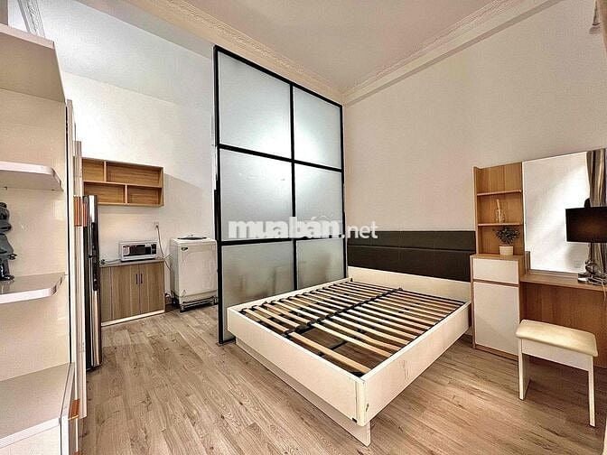 🔔1PN Tách Bếp Ban Công Đầy Đủ Nội Thất Rộng 35m2 Ngay Nguyễn Gia Trí