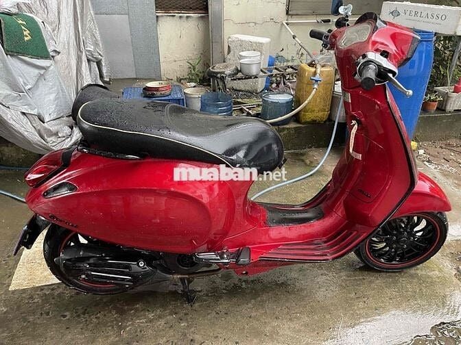 Vesspa Sprintr 125 ABS đỏ dâu dk 2018 xe tỉnh
