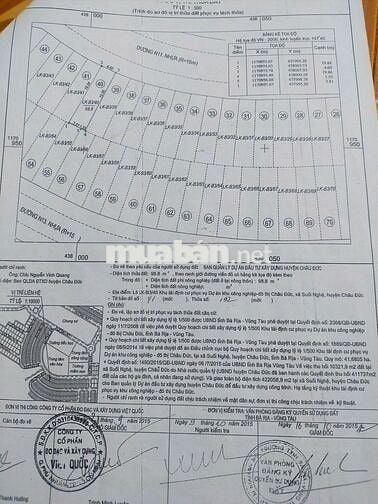 Bán lô tái định Sonadezi Suối Nghệ cư đường D6, vị trí cực đẹp