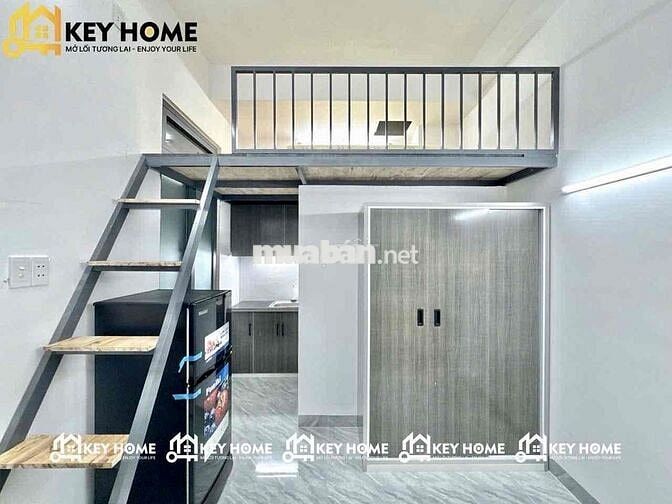 Khai trương căn hộ có gác full nội thất mới xây đường Lê Văn Thọ GV