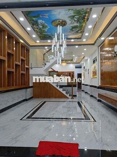 NHÀ MẶT TIỀN NGANG 5M ĐƯỜNG LỚN KD MỌI NGÀNH NGHỀ GẦN QL22 HÓC MÔN