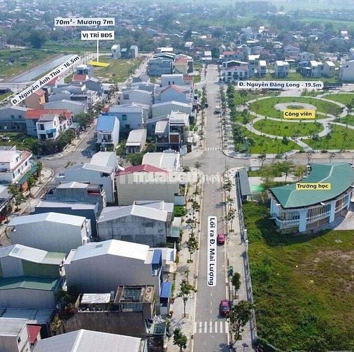 🚨Bán đất KQH Hương Sơ view kênh - 70m² Nguyễn Văn Linh - TP Huế, Sạch