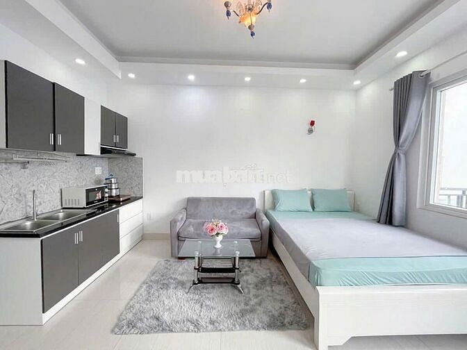 STUDIO FULL NỘI THẤT - MỚI XẤY - BAN CÔNG NGAY LOTTE NGUYỄN VĂN LƯỢNG