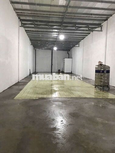 CHO THUÊ KHO MT PHAN VĂN HỚN 450M2 ĐƯỜNG CON40F ,KHO CAO RÁO NỀN GẠCH