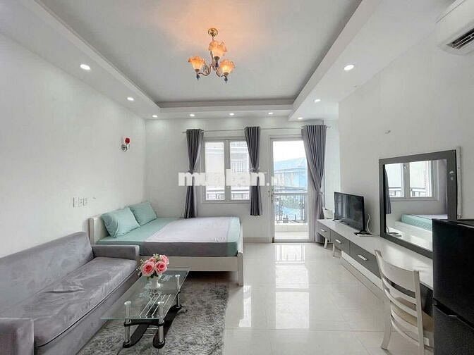 STUDIO FULL NỘI THẤT - MỚI XẤY - BAN CÔNG NGAY LOTTE NGUYỄN VĂN LƯỢNG