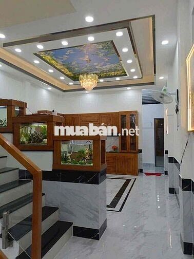 NHÀ MẶT TIỀN NGANG 5M ĐƯỜNG LỚN KD MỌI NGÀNH NGHỀ GẦN QL22 HÓC MÔN