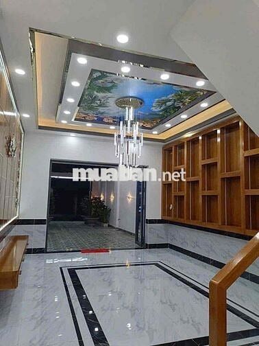 NHÀ MẶT TIỀN NGANG 5M ĐƯỜNG LỚN KD MỌI NGÀNH NGHỀ GẦN QL22 HÓC MÔN