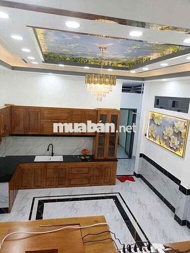 NHÀ MẶT TIỀN NGANG 5M ĐƯỜNG LỚN KD MỌI NGÀNH NGHỀ GẦN QL22 HÓC MÔN