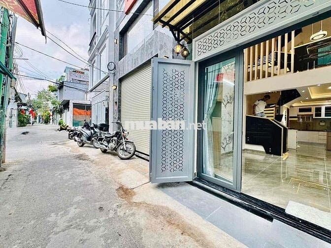 NHÀ HẺM XE HƠI, 1 trệt 3 lầu, 4tỷ990 ĐƯỜNG TRẦN BÌNH TRỌNG - GÒ VẤP