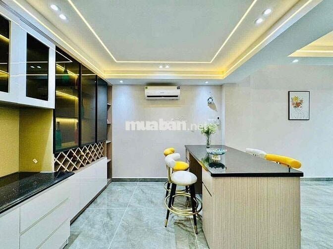 NHÀ HẺM XE HƠI, 1 trệt 3 lầu, 4tỷ990 ĐƯỜNG TRẦN BÌNH TRỌNG - GÒ VẤP