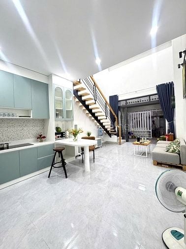 NHÀ 1 TRỆT 1 LỬNG THIẾT KẾ KIỂU ÂU XINH LUNG LINH - LÊ VĂN KHƯƠNG